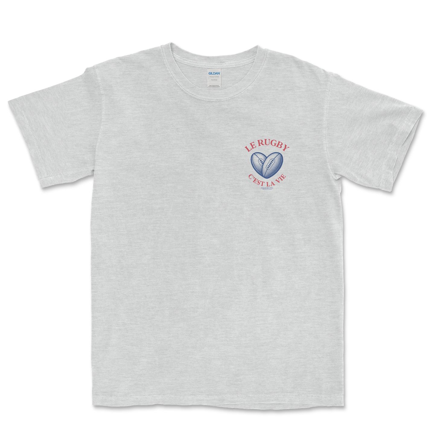 T-shirt Rugby Cœur – Le Rugby C’est la Vie