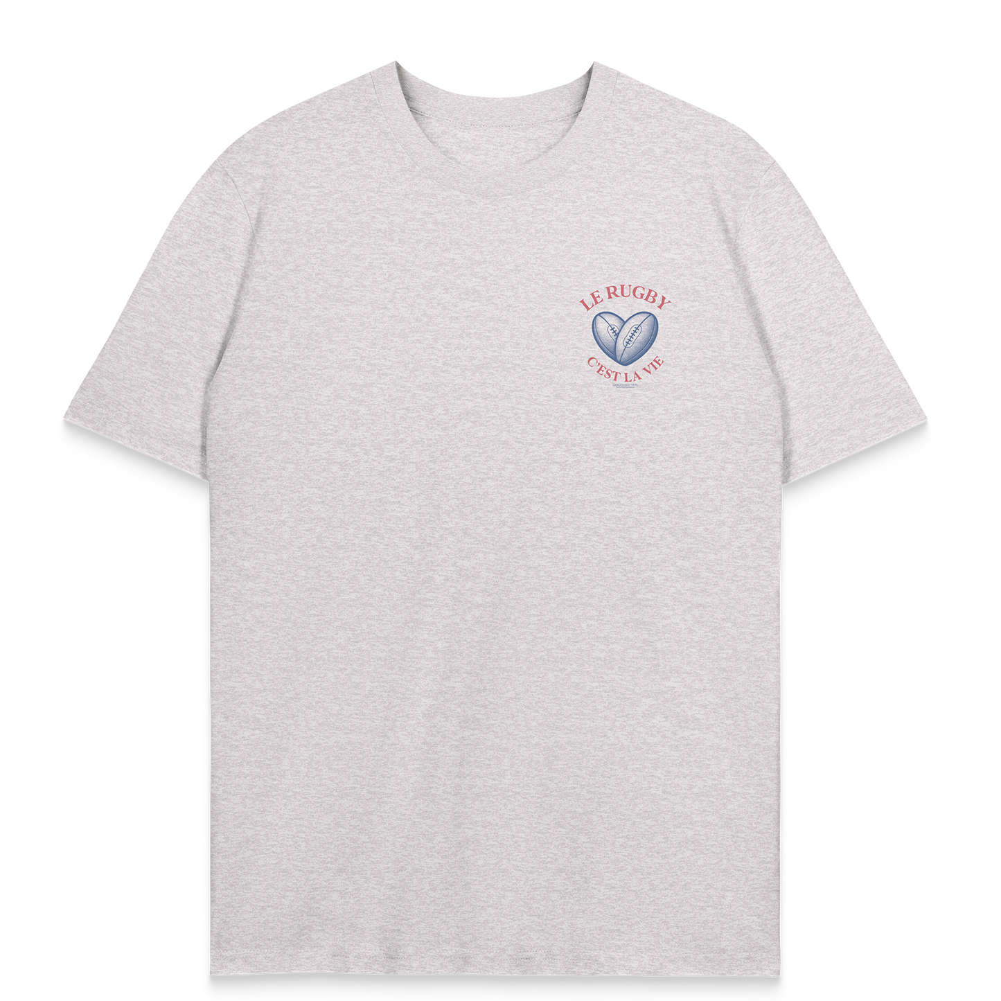 T-shirt Rugby Cœur – Le Rugby C’est la Vie