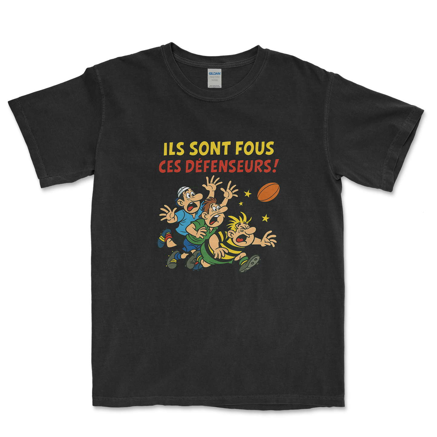 T-shirt Rugby – Ils sont fous ces défenseurs !