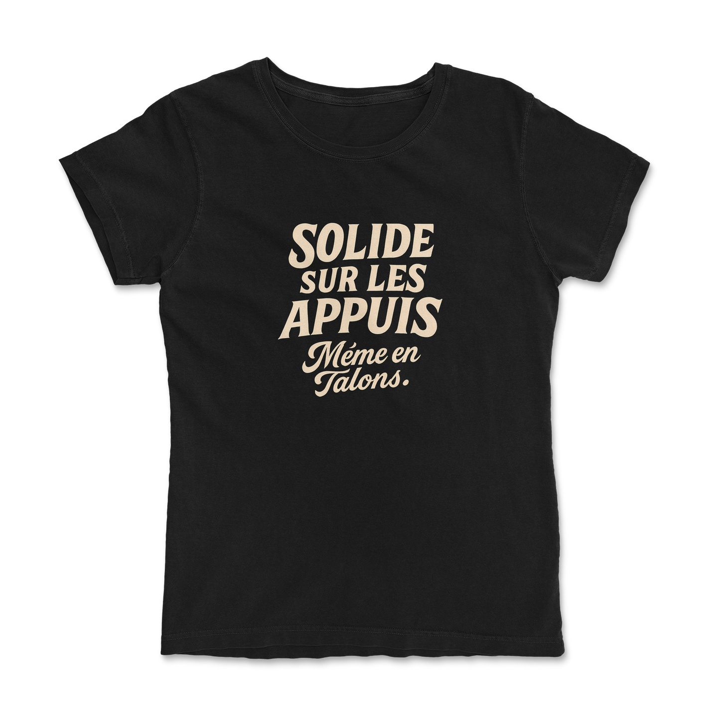 T-shirt Rugby Femme – Solide sur les Appuis