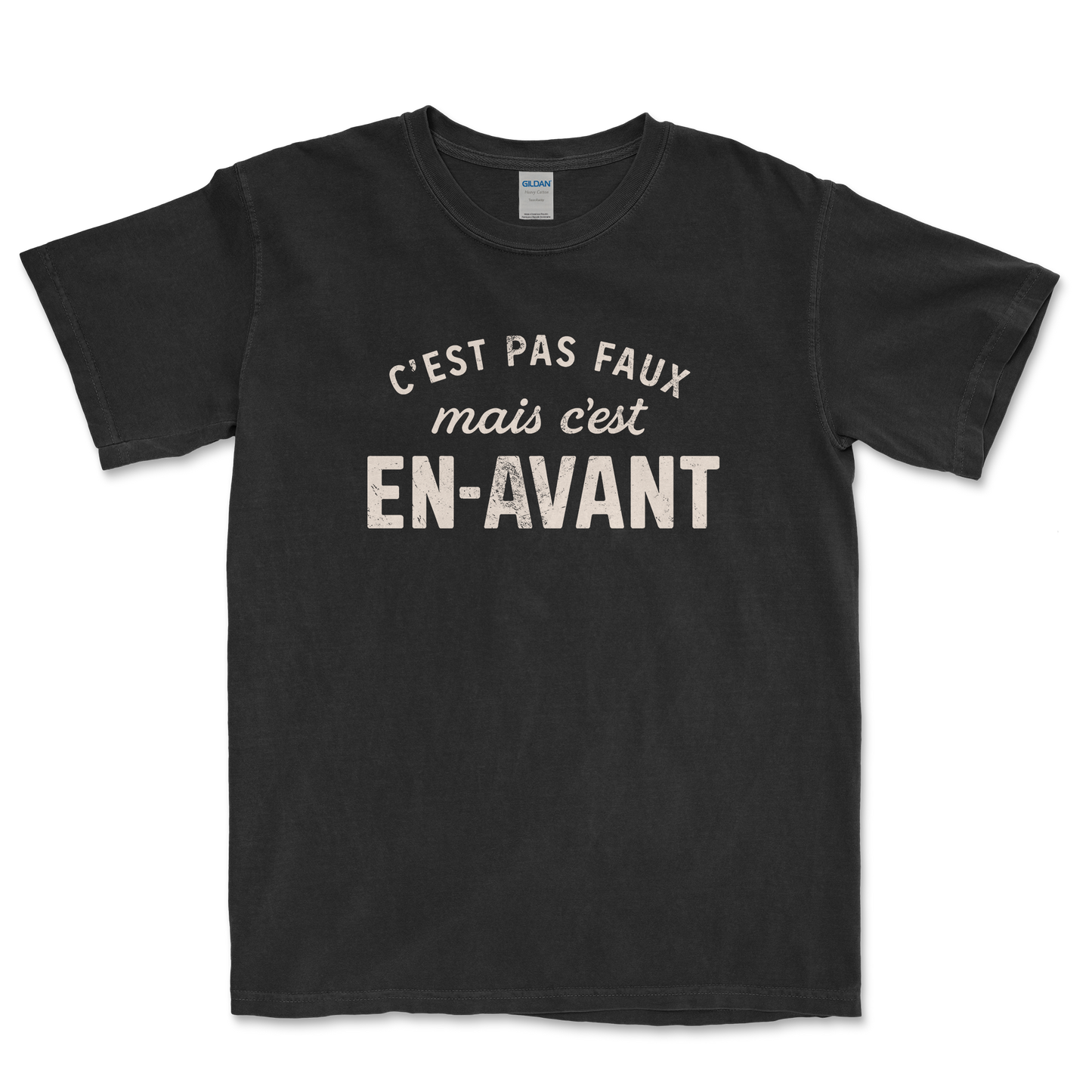 T-shirt Rugby – C’est pas faux mais c’est en-avant