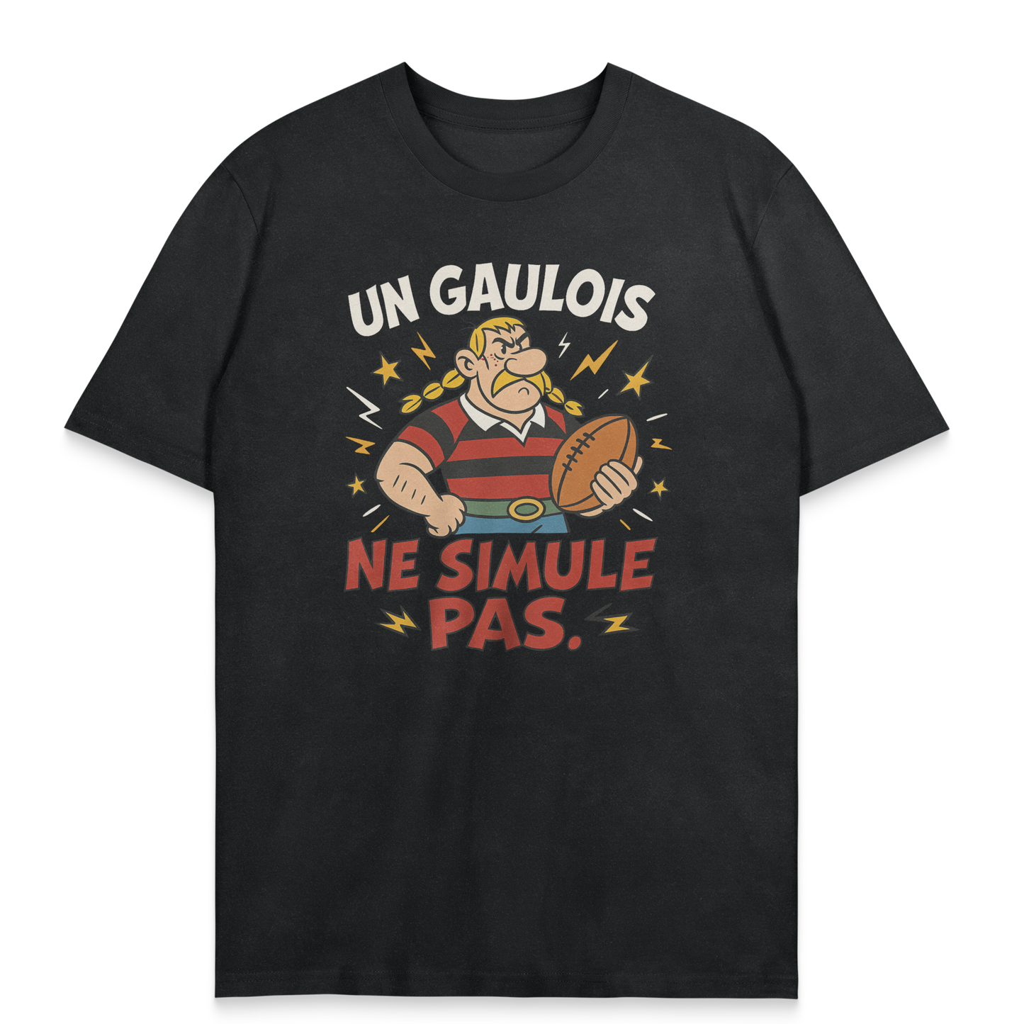 T-shirt Rugby – Un Gaulois ne Simule Pas