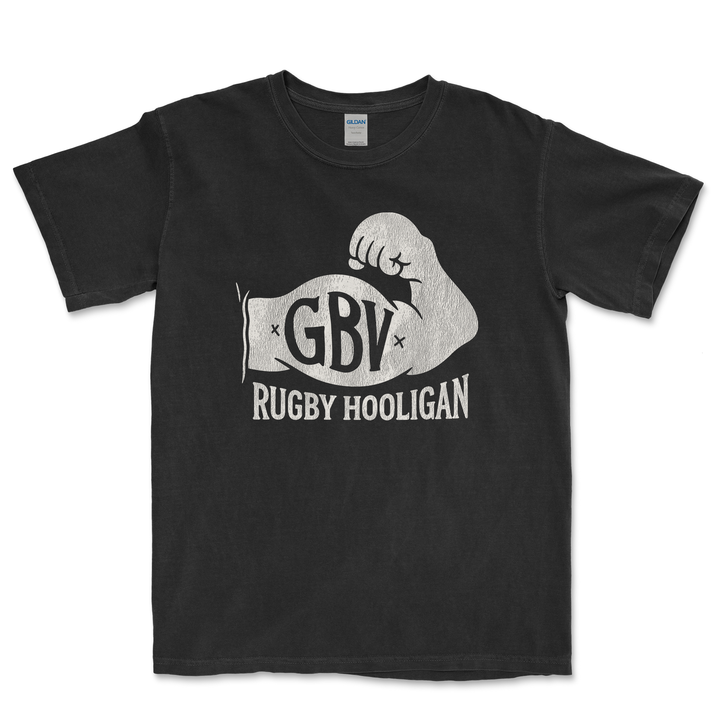 T-shirt Rugby Hooligan – GBV Édition Poing Levé