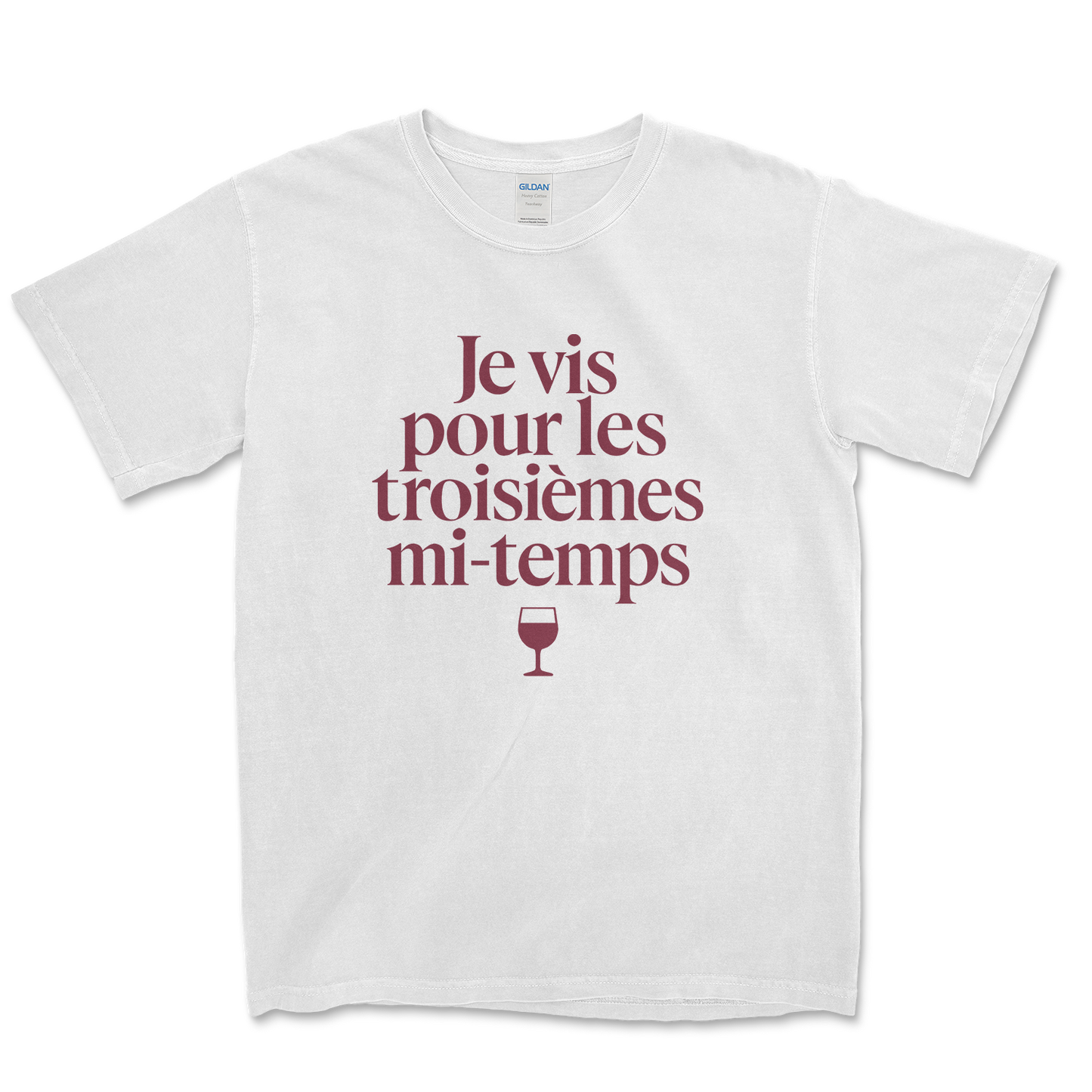 T-shirt Rugby – Je vis pour les troisièmes mi-temps
