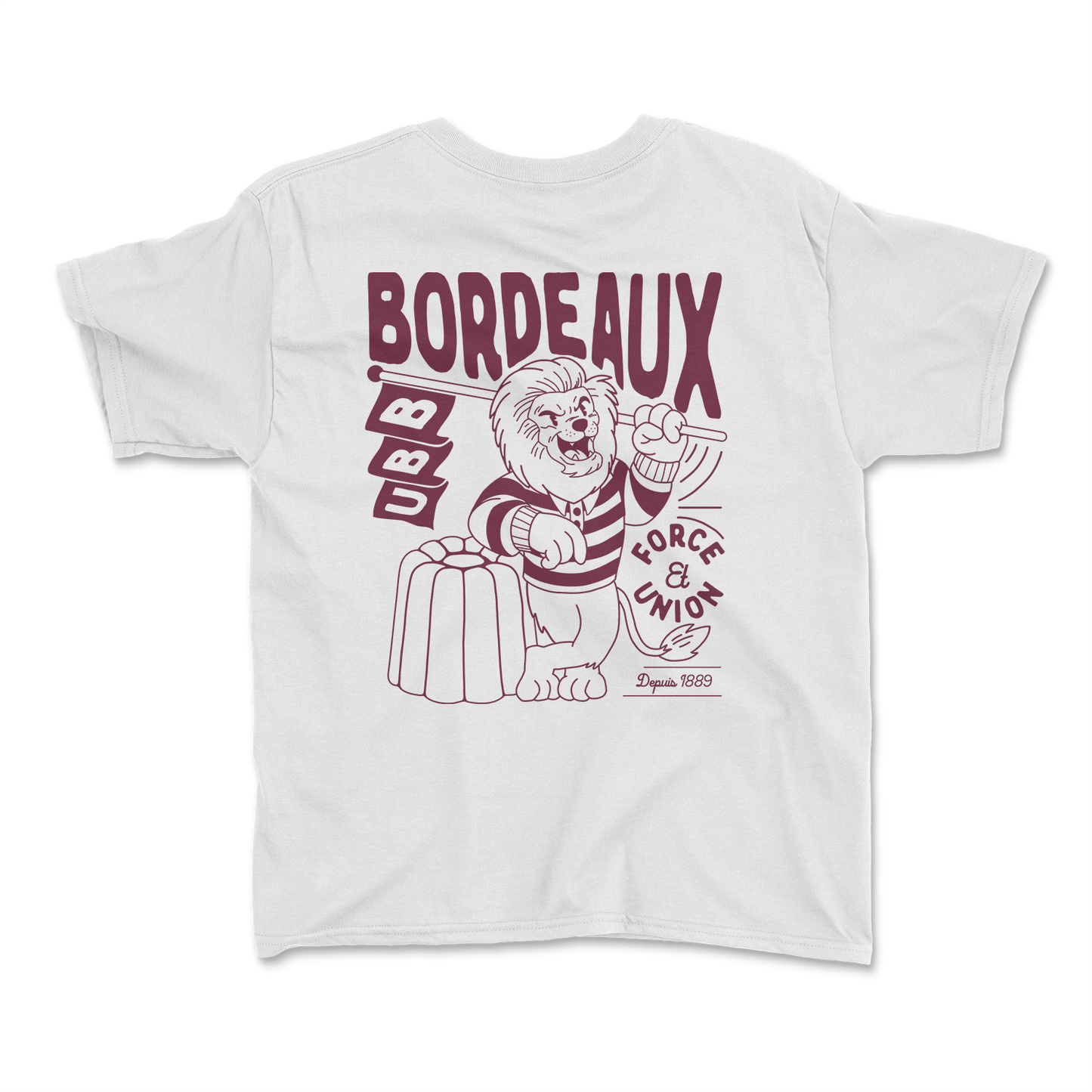 T-shirt Rugby Enfant Bordeaux – Fierté du Sud-Ouest
