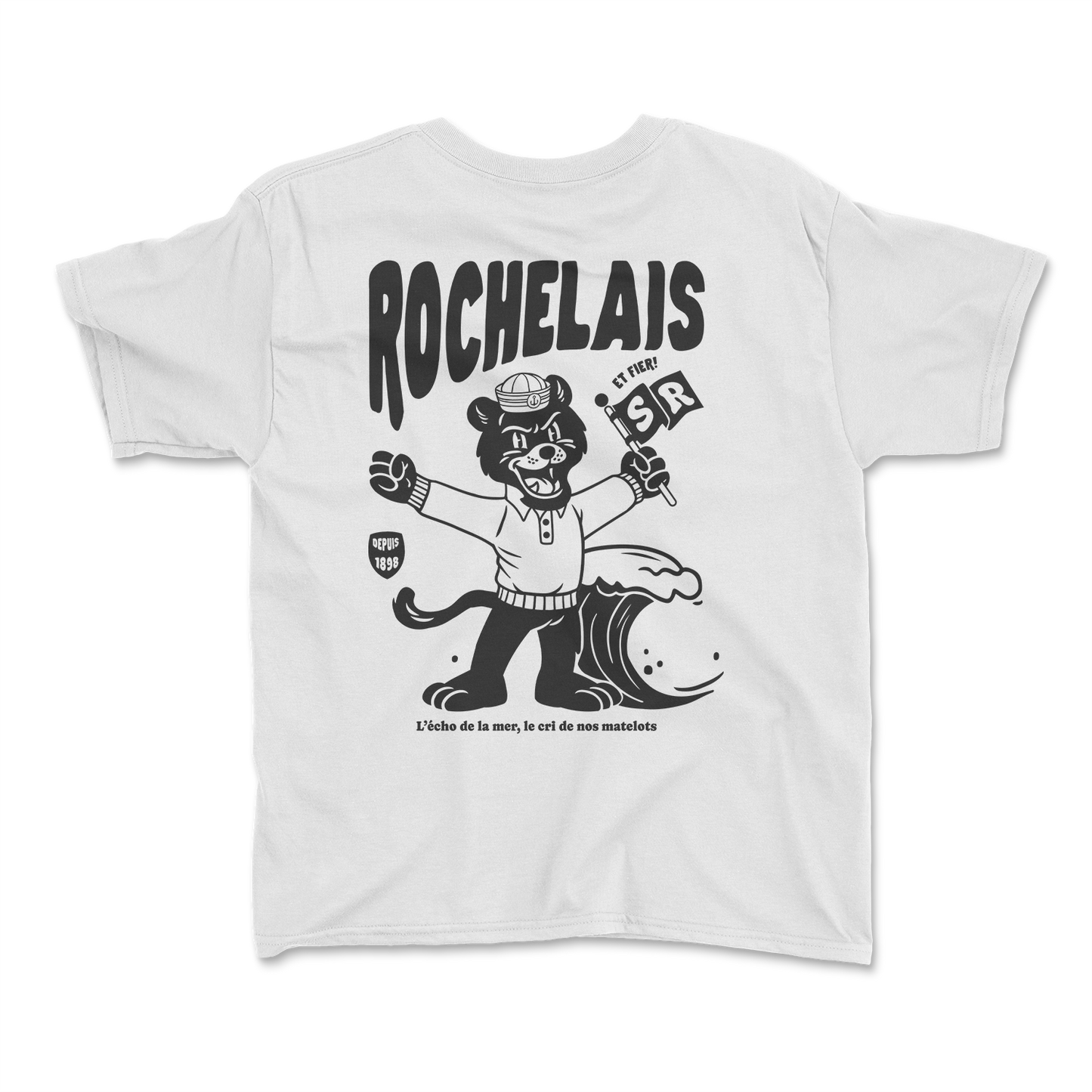 T-shirt Rugby Enfant La Rochelle – Stade Rochelais, Fierté Maritime