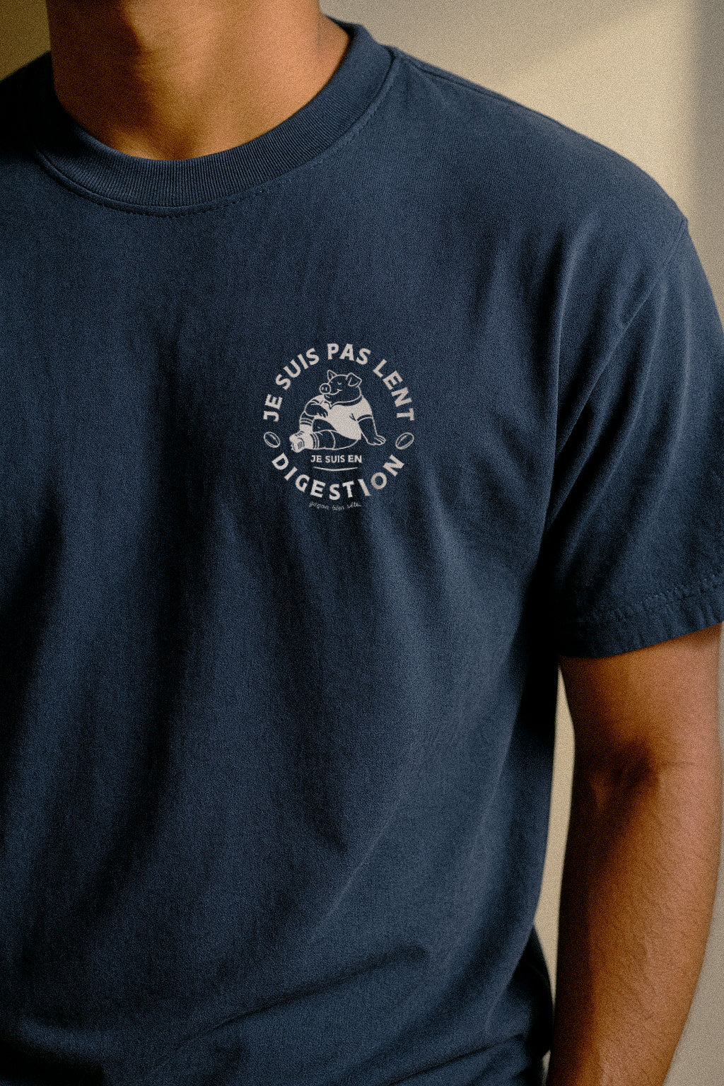 T-shirt Rugby Humour – Je Suis Pas Lent Je Suis en Digestion