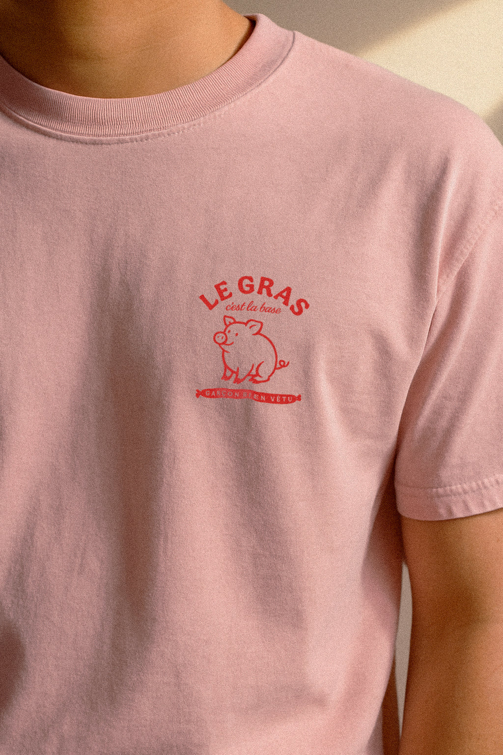T-Shirt rugby – Le gras c'est la base en mélée