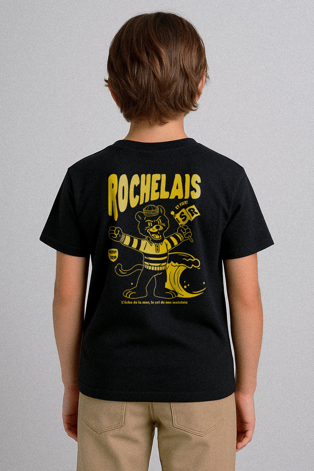 T-shirt Rugby Enfant La Rochelle – Stade Rochelais, Fierté Maritime