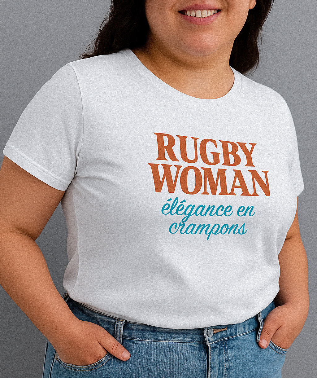 T-shirt Rugby Woman – Élégance en Crampons