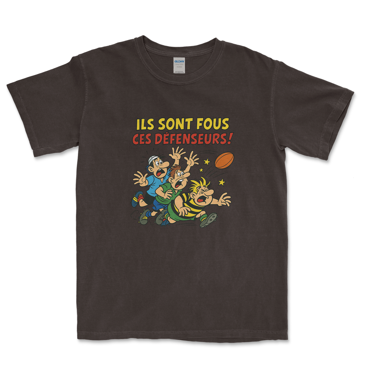 T-shirt Rugby – Ils sont fous ces défenseurs !