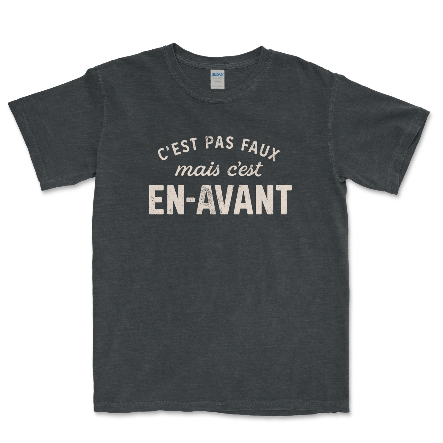 T-shirt Rugby – C’est pas faux mais c’est en-avant