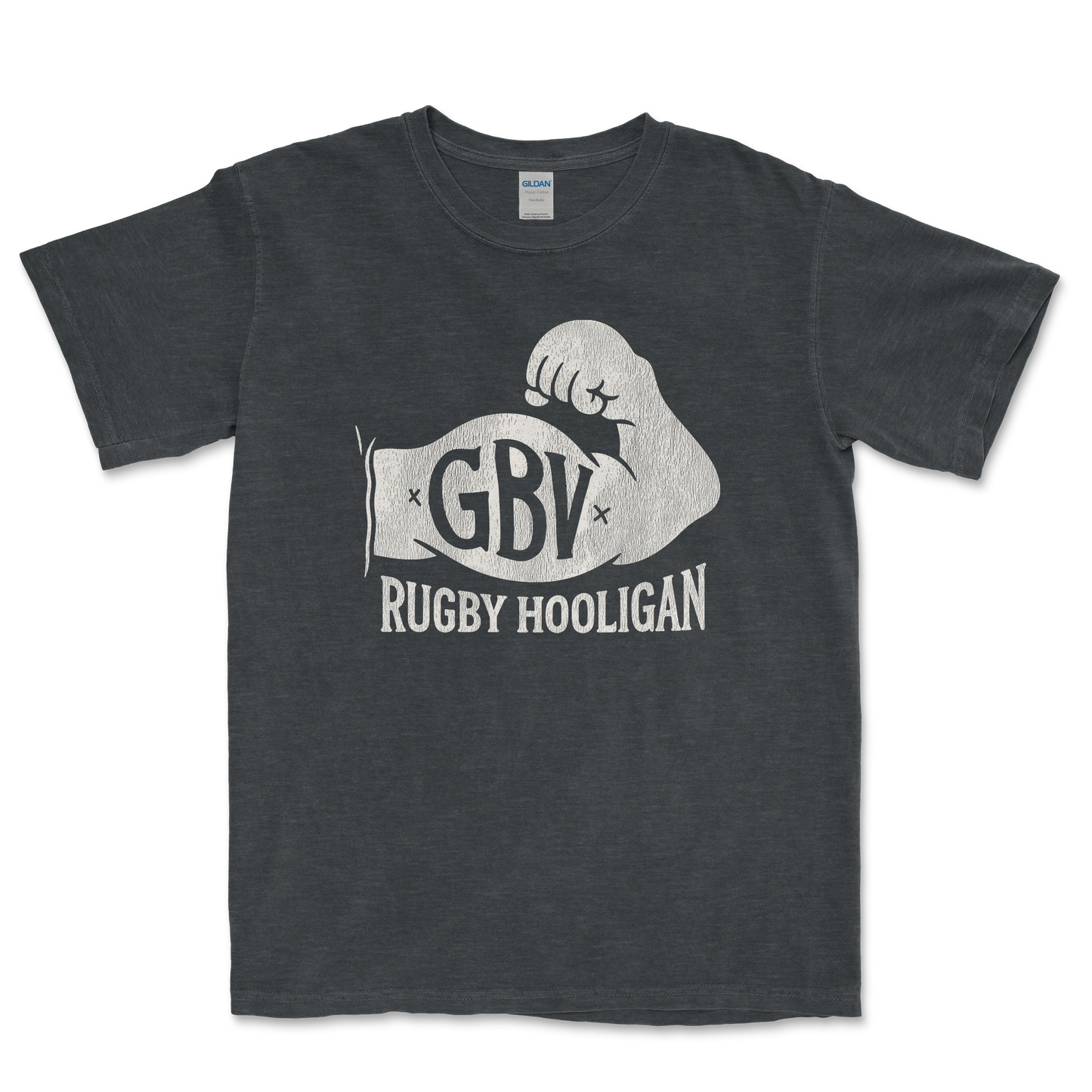 T-shirt Rugby Hooligan – GBV Édition Poing Levé
