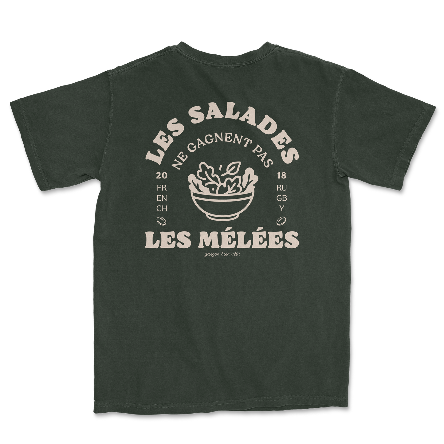 T-shirt rugby – Les salades ne gagnent pas les mêlées