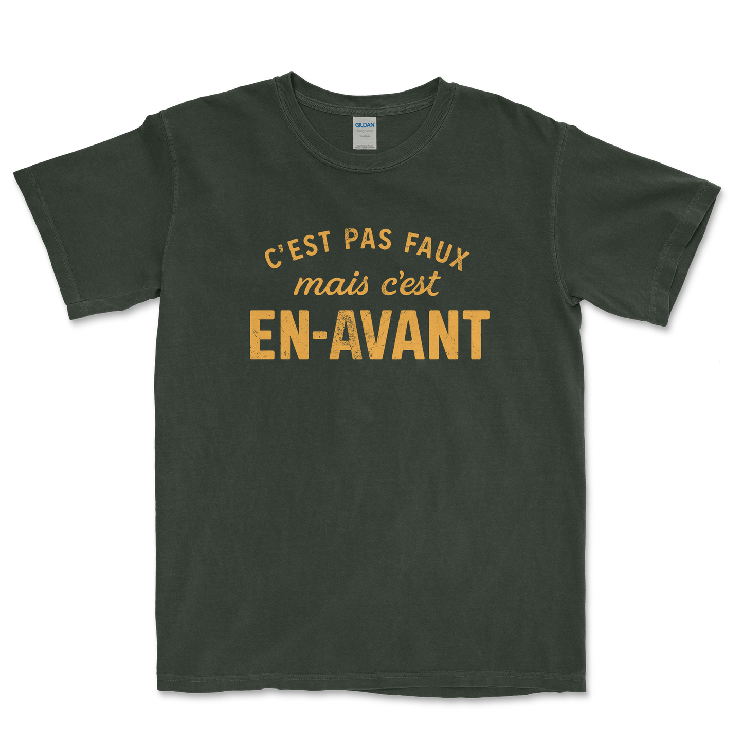 T-shirt Rugby – C’est pas faux mais c’est en-avant