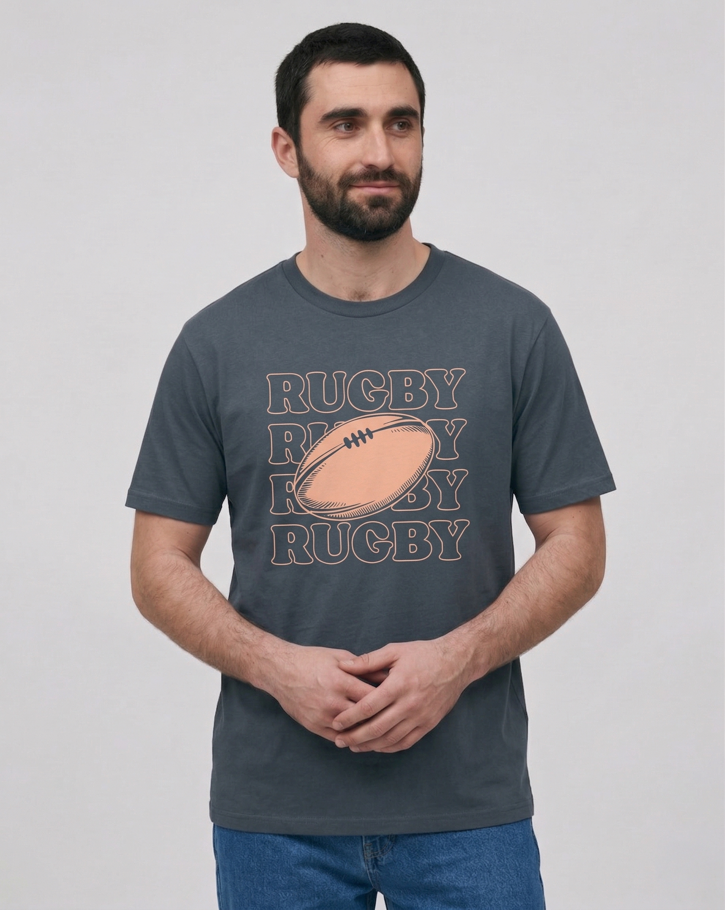 T-shirt Rugby Essentiel – Style Minimaliste & Ovale