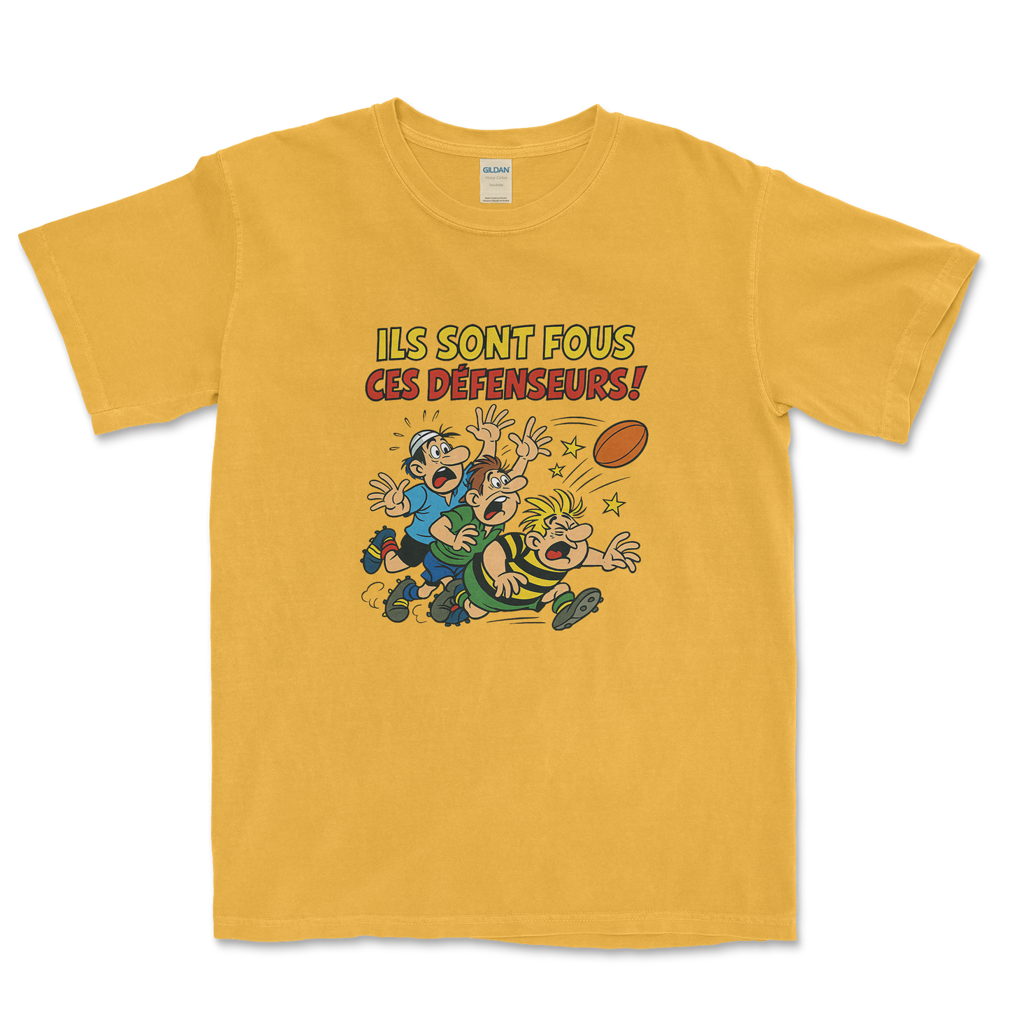 T-shirt Rugby – Ils sont fous ces défenseurs !