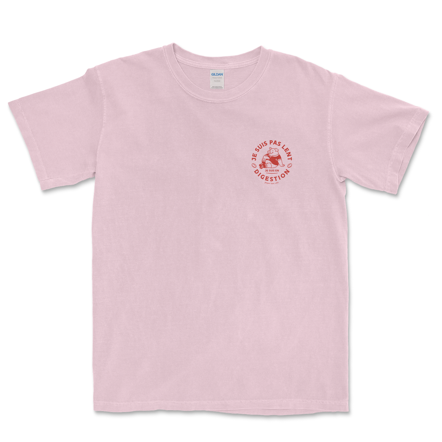 T-shirt Rugby Humour – Je Suis Pas Lent Je Suis en Digestion