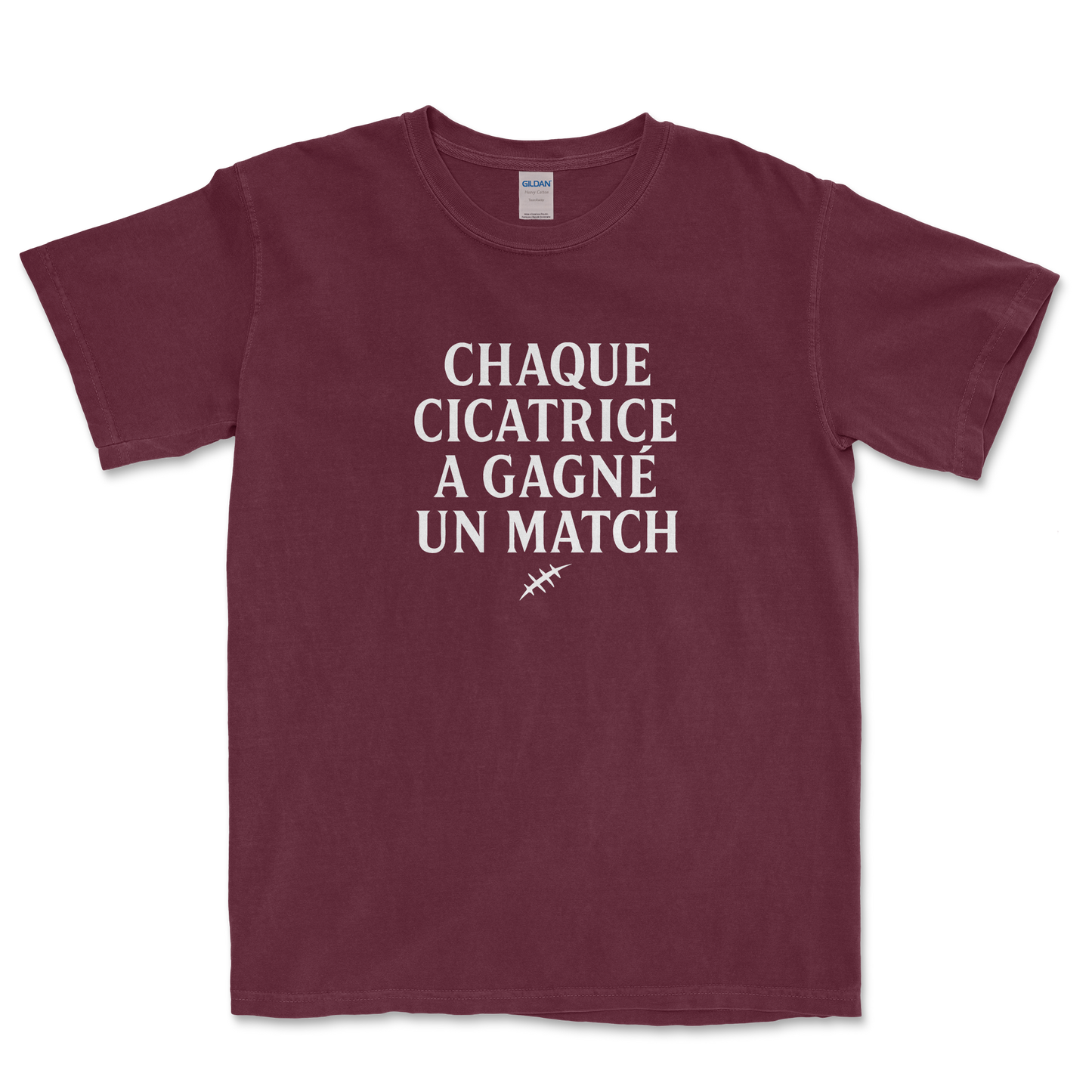 T-shirt Rugby – Chaque Cicatrice a Gagné un Match