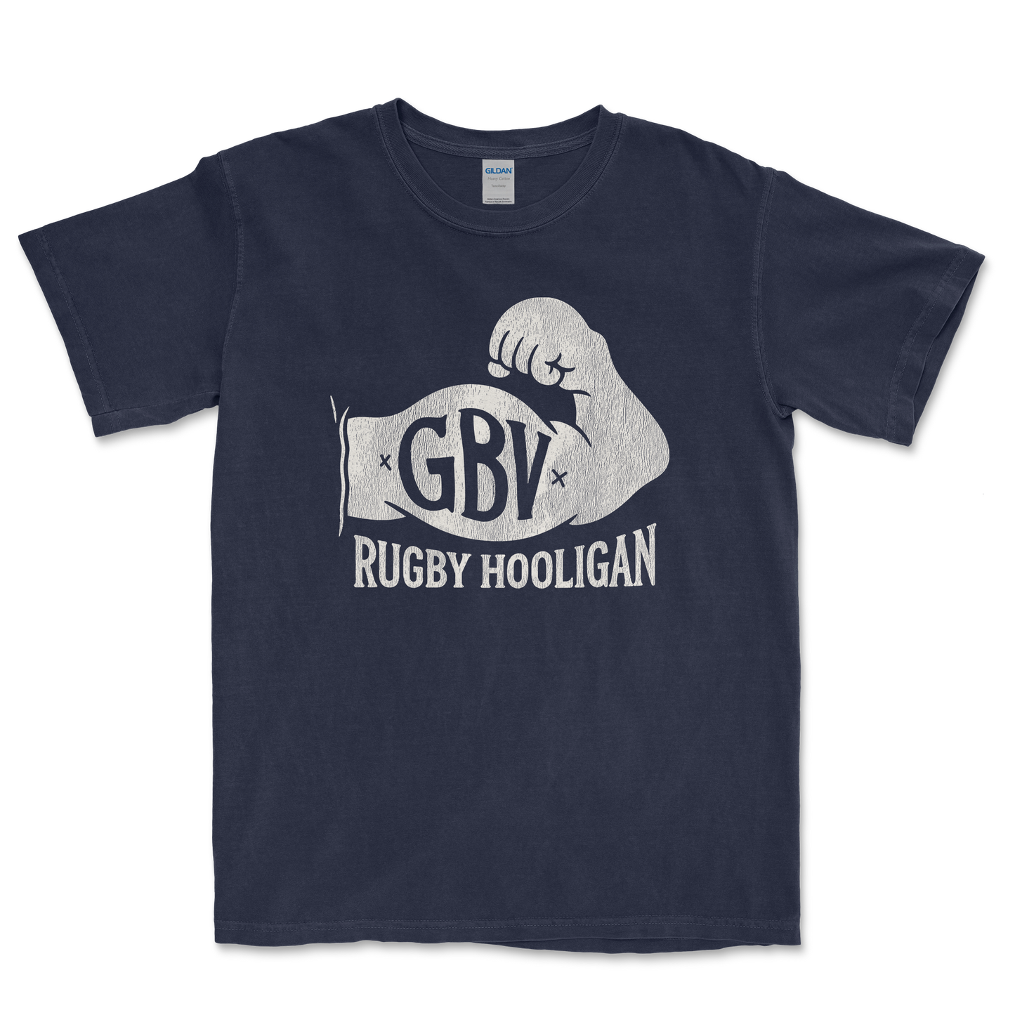 T-shirt Rugby Hooligan – GBV Édition Poing Levé