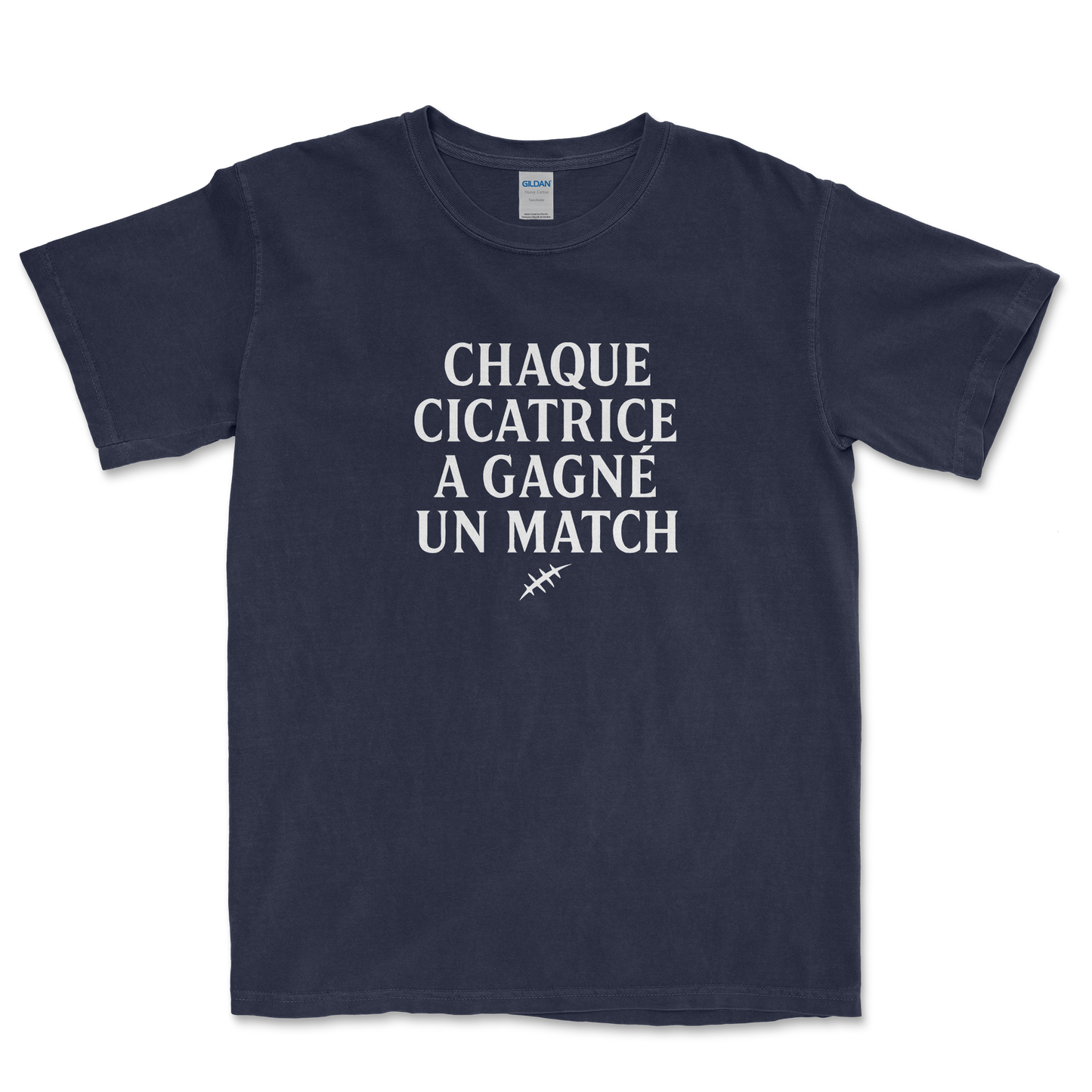 T-shirt Rugby – Chaque Cicatrice a Gagné un Match