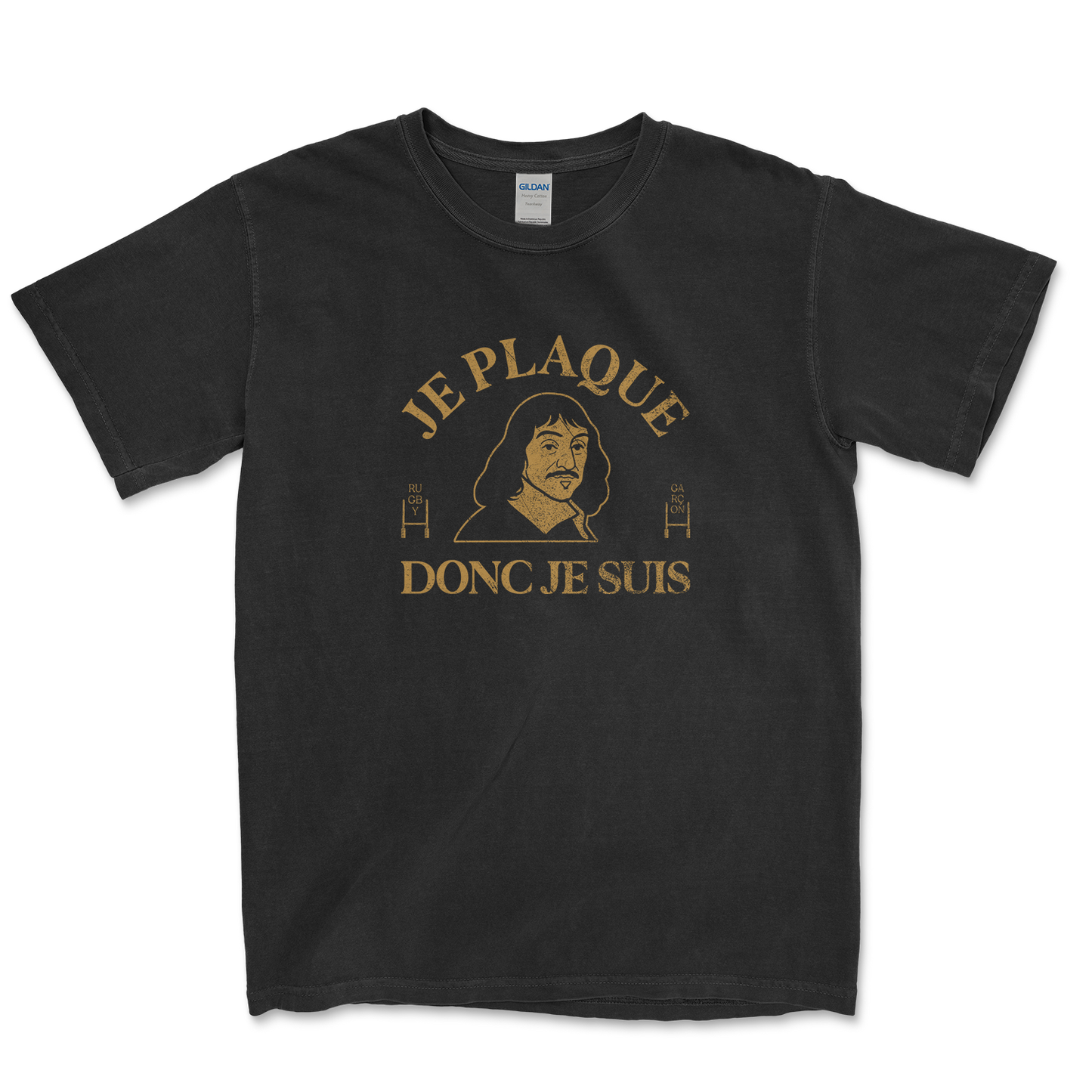 T-shirt Rugby Je Plaque Donc Je Suis – Descartes Ovale Edition