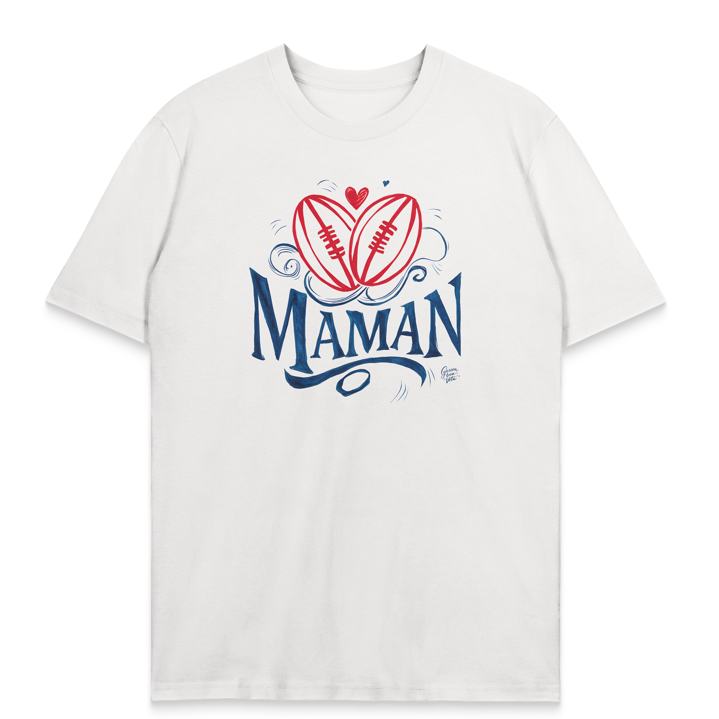 T-shirt Rugby Maman – Passion Ovale & Fierté Familiale