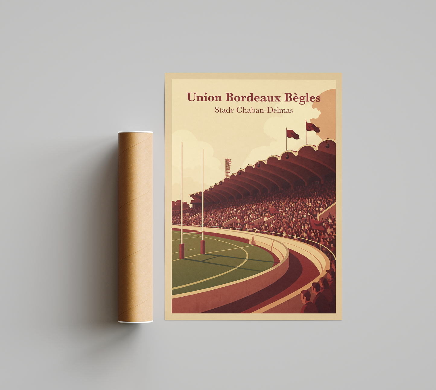 Affiche Union Bordeaux Bègles (UBB) – Stade Chaban-Delmas