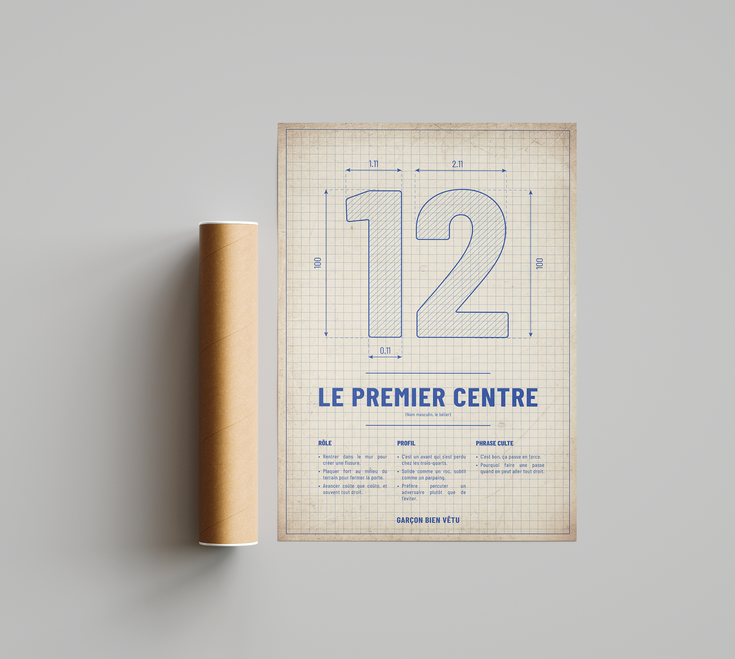 Affiche Rugby – Le Premier Centre – La Fiche Technique