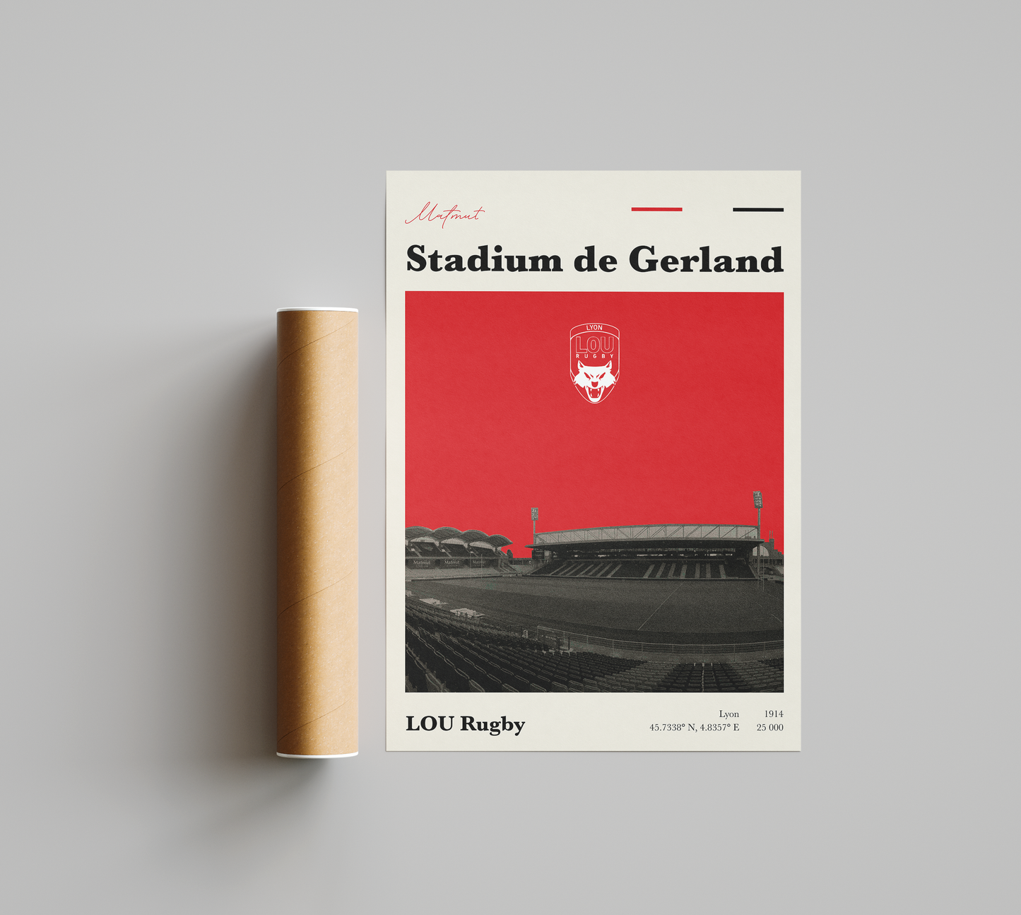 Affiche Rugby – LOU Rugby – Matmut Stadium