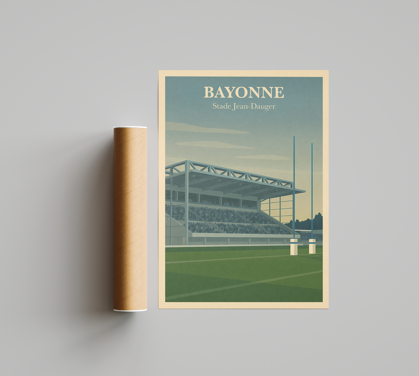 Affiche Rugby Bayonne – Stade Jean-Dauger