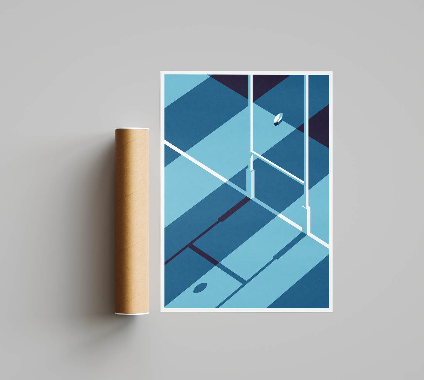 Affiche Rugby – L’Art du Drop-Garçon bien vêtu