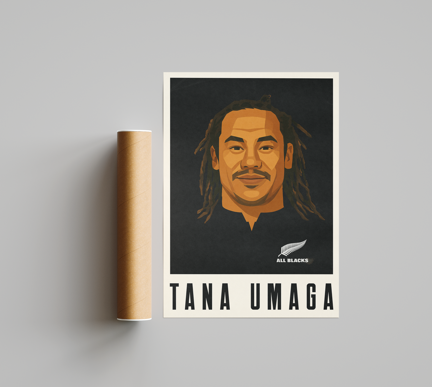 Affiche Rugby – Tana Umaga – New Zealand