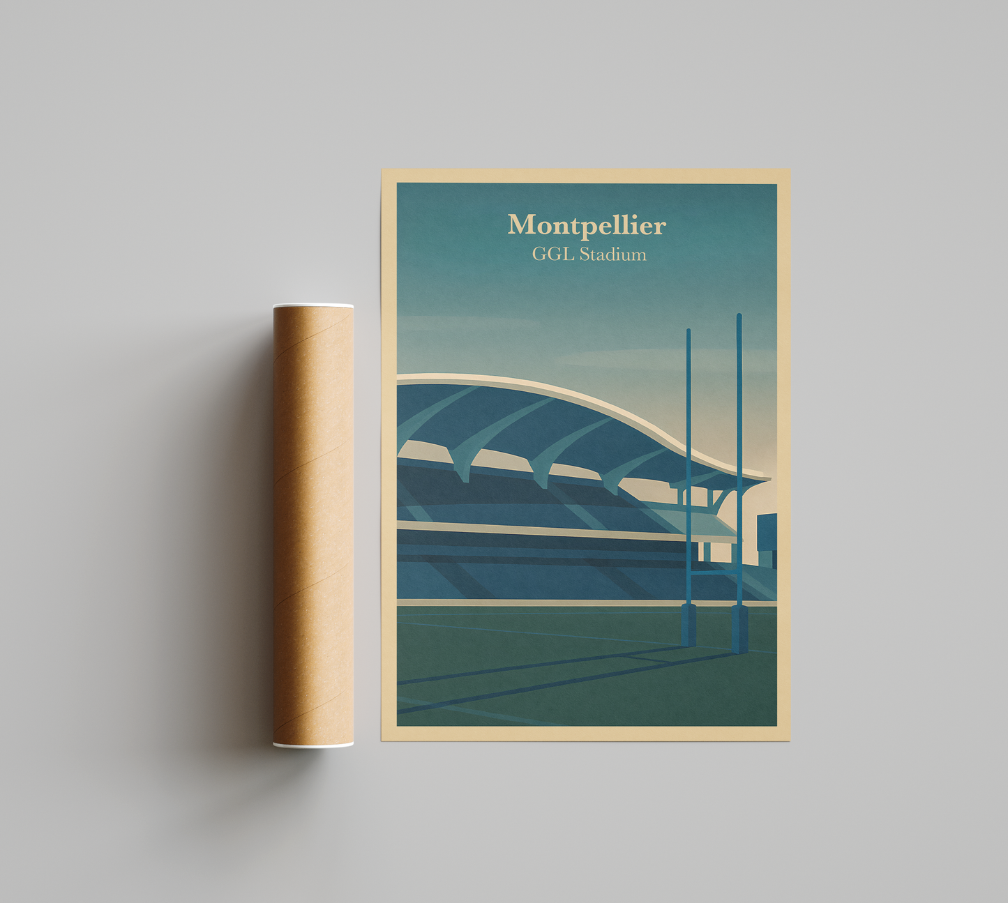 Affiche Montpellier Hérault Rugby – GGL Stadium