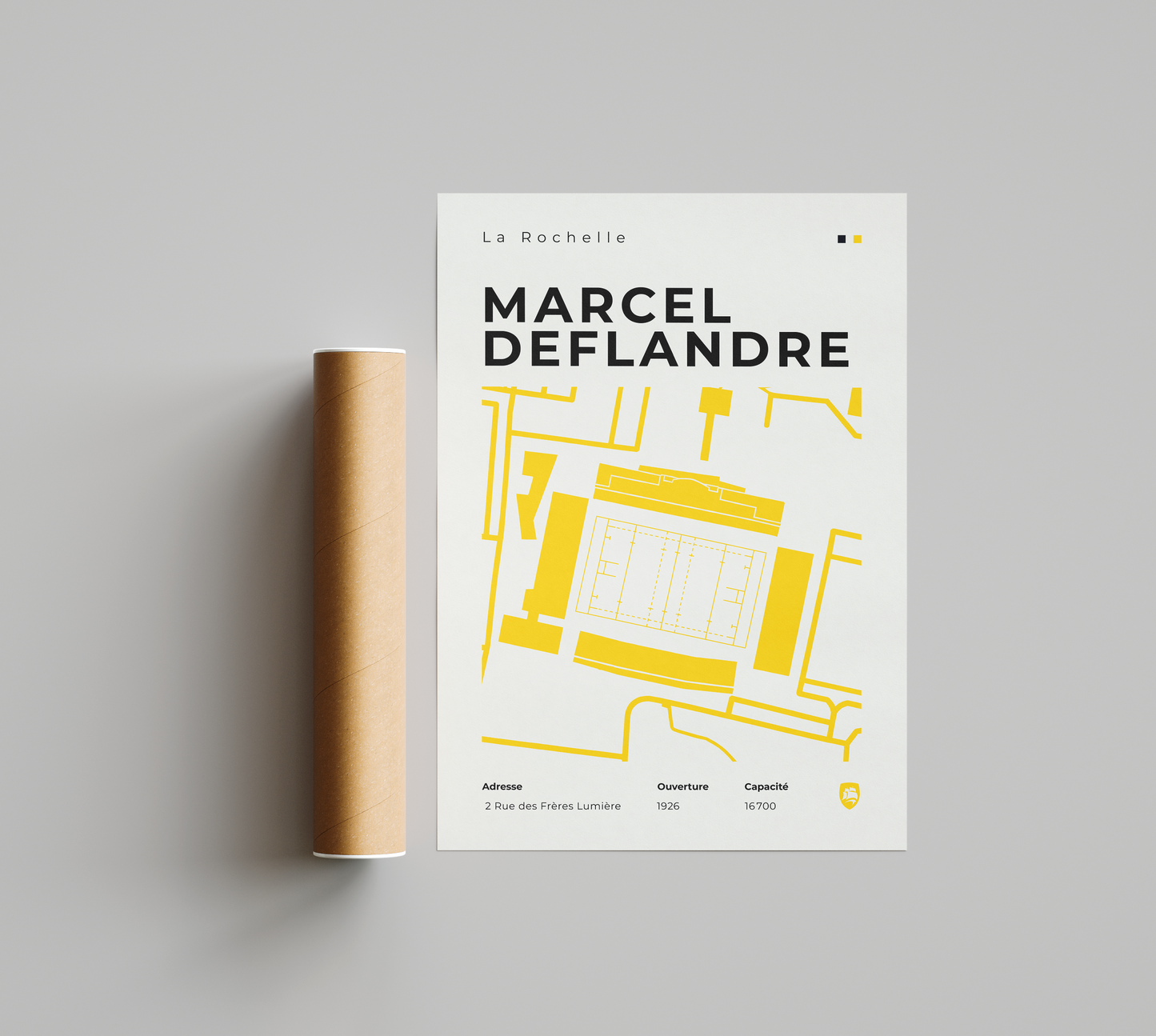 Affiche Rugby Stade Marcel Deflandre – La Rochelle