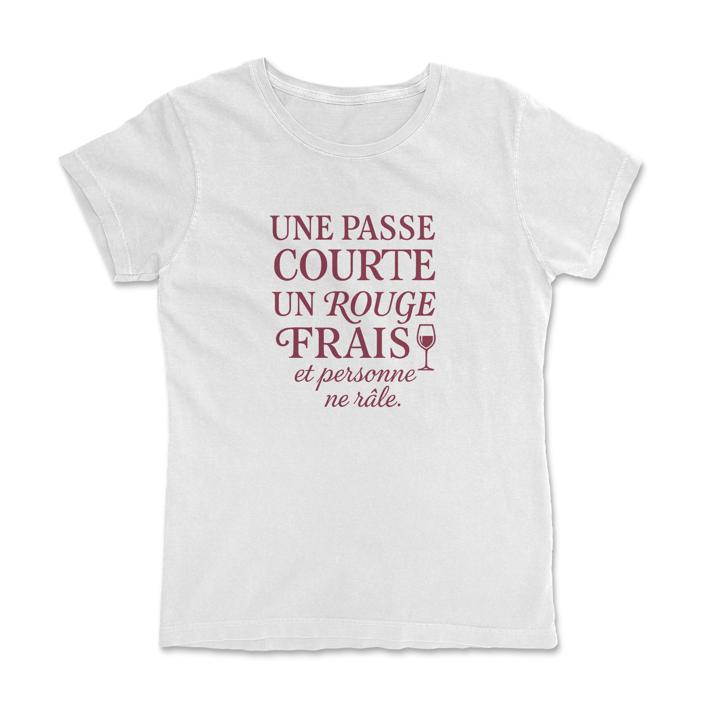 T-shirt Rugby Femme– Passe Courte & Rouge Frais