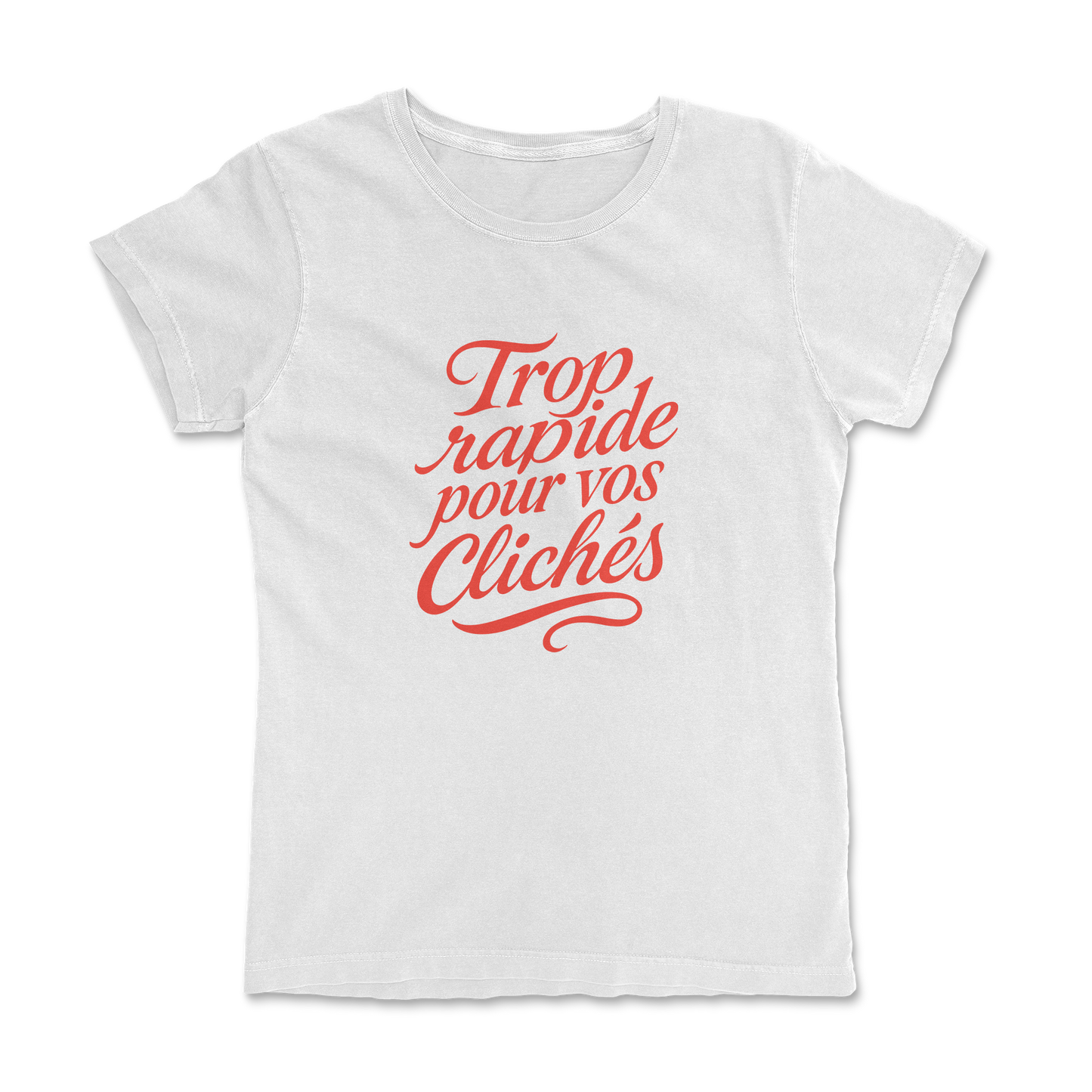 T-shirt Rugby Femme – Trop Rapide pour vos Clichés