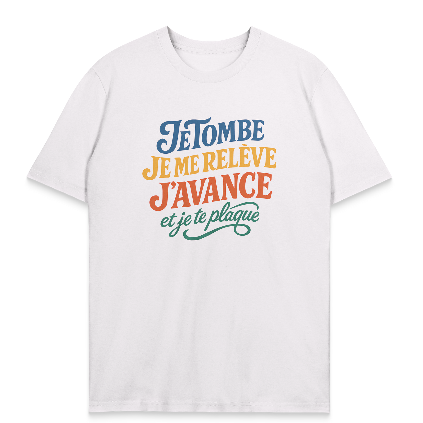 T-shirt Rugby Femme – Je Tombe, Je Me Relève, J’Avance