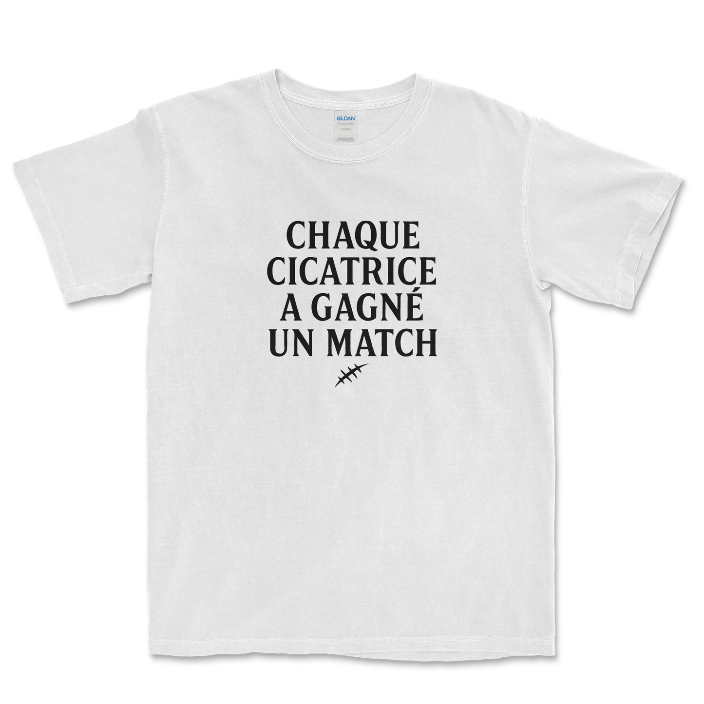 T-shirt Rugby – Chaque Cicatrice a Gagné un Match