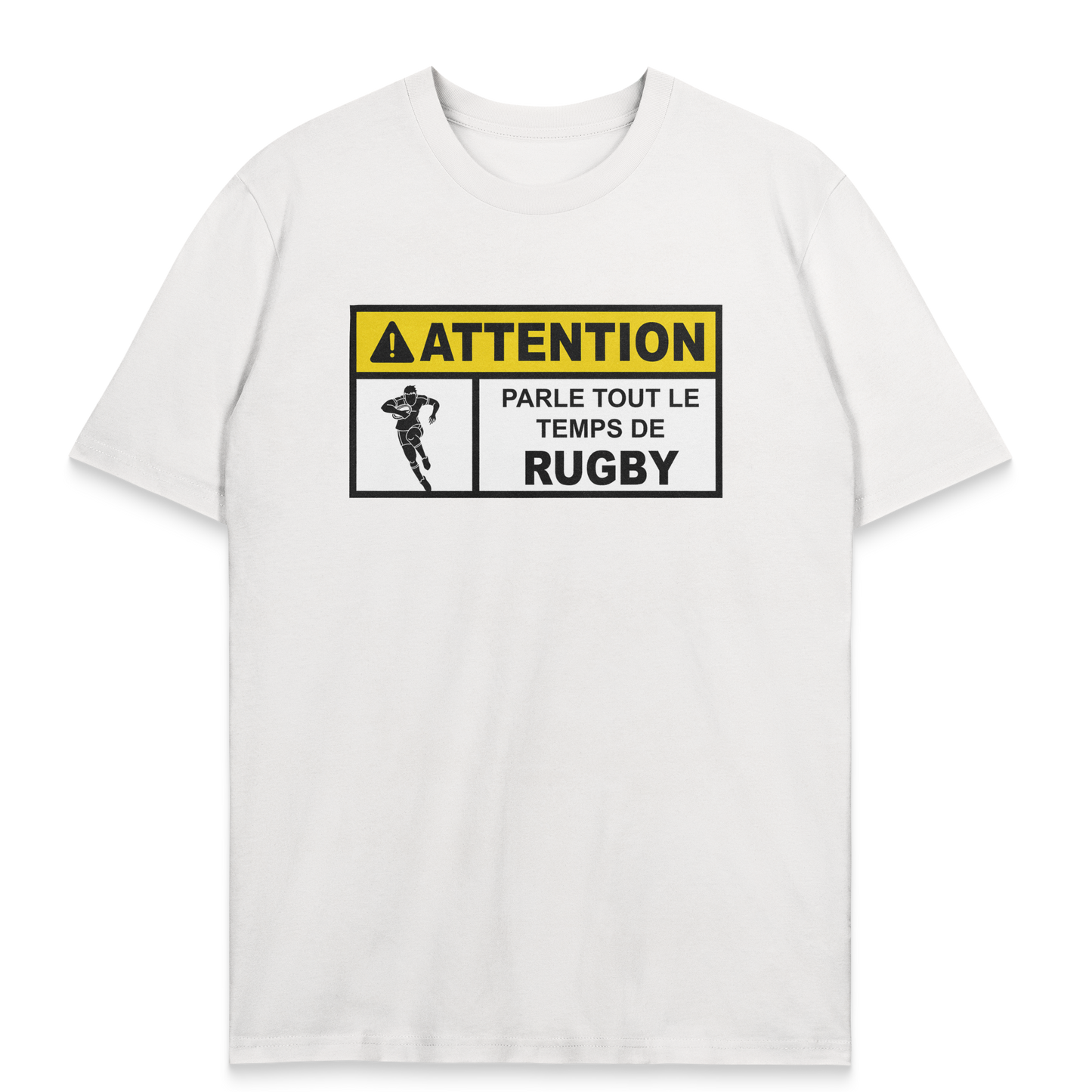 T-shirt Rugby Humour – Attention Rugby Addict