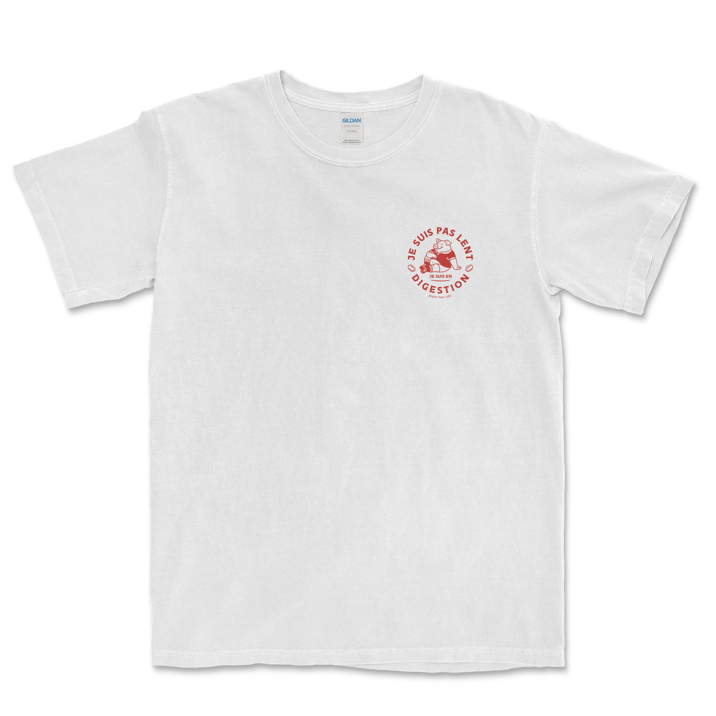 T-shirt Rugby Humour – Je Suis Pas Lent Je Suis en Digestion
