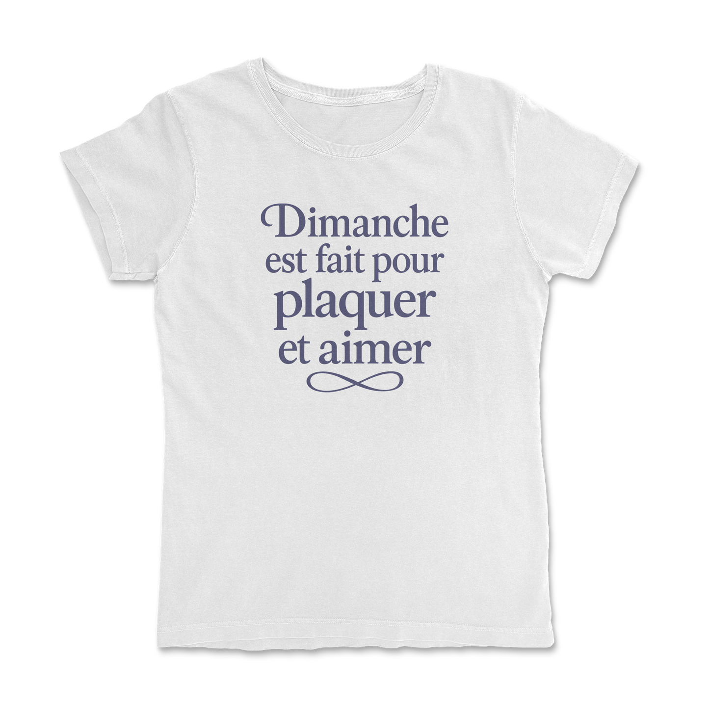 T-shirt rugby femme – Dimanche est fait pour plaquer et aimer