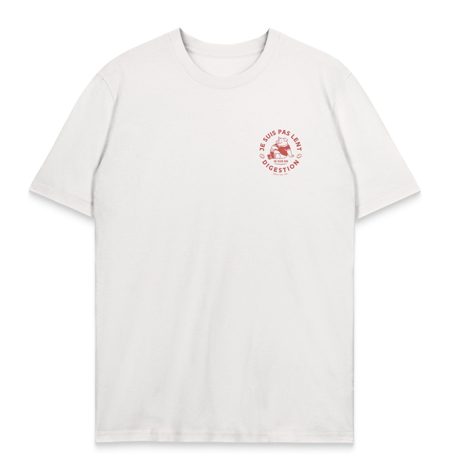 T-shirt Rugby Humour – Je Suis Pas Lent Je Suis en Digestion