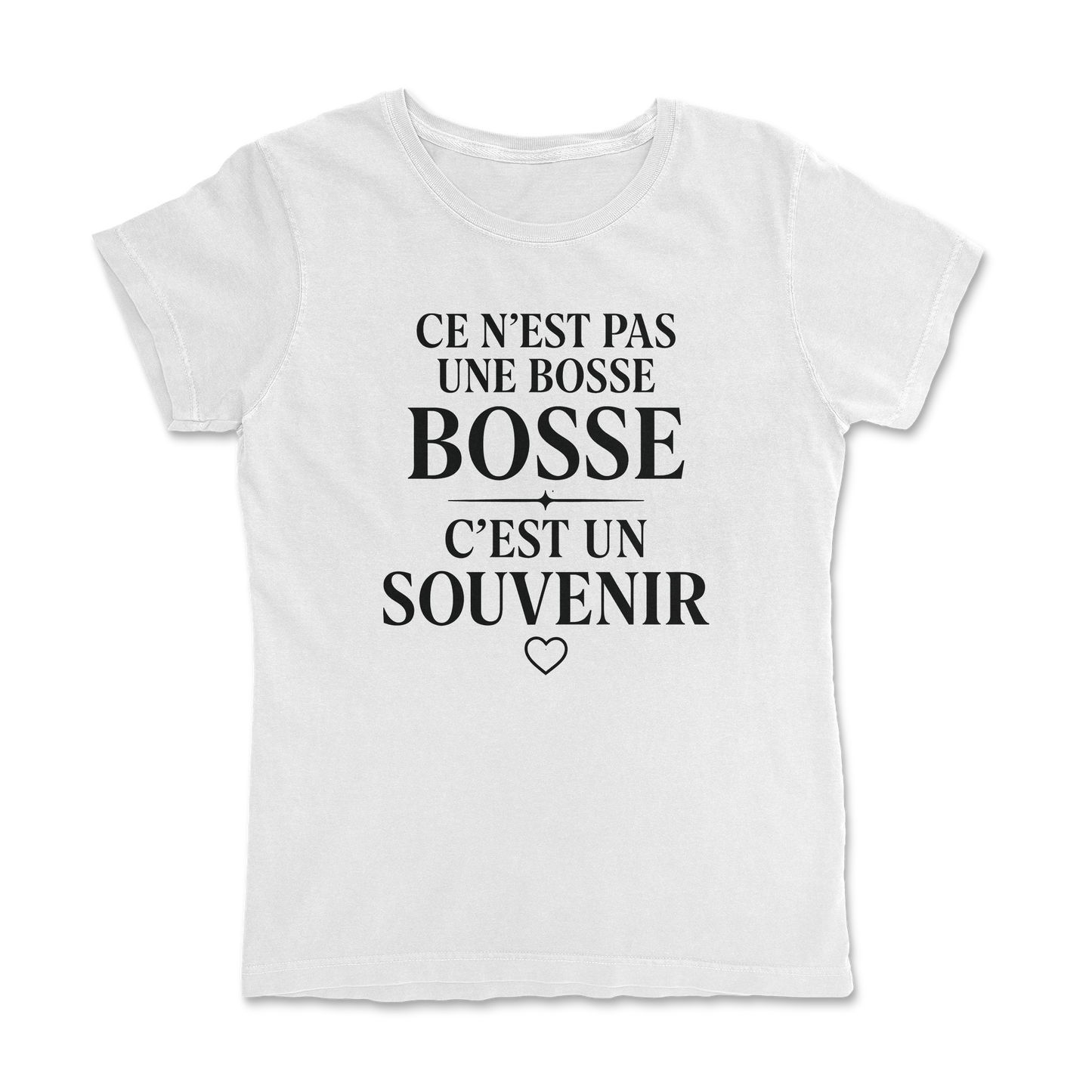 T-shirt rugby femme – Ce n’est pas une bosse, c’est un souvenir