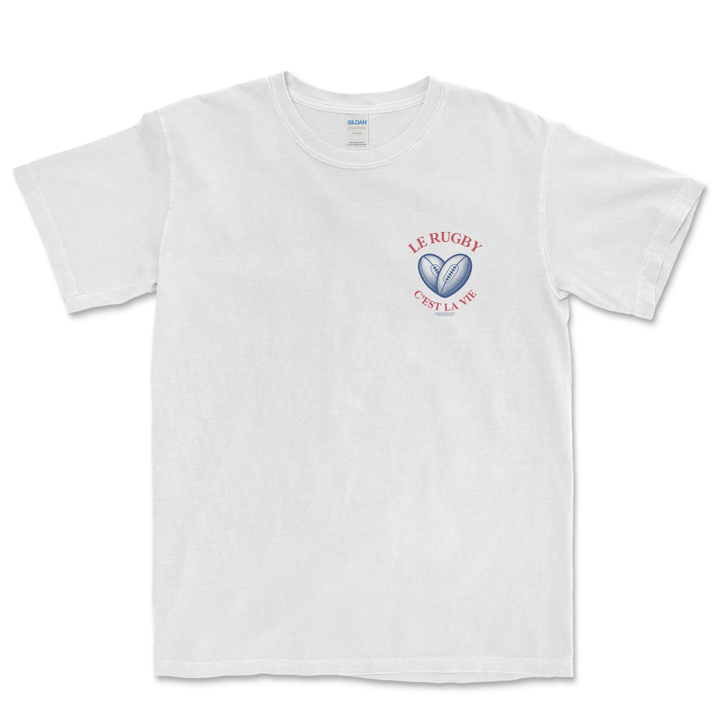 T-shirt Rugby Cœur – Le Rugby C’est la Vie