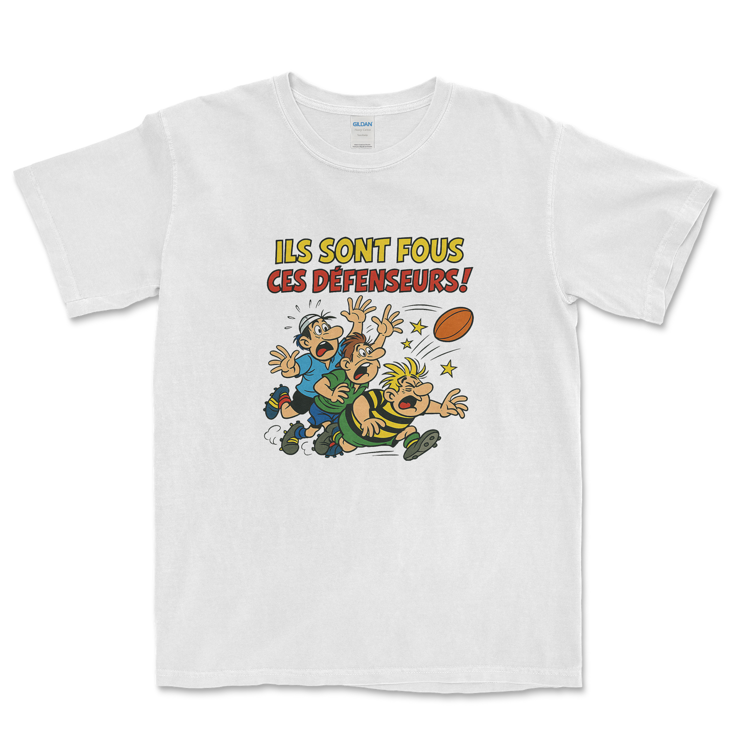 T-shirt Rugby – Ils sont fous ces défenseurs !