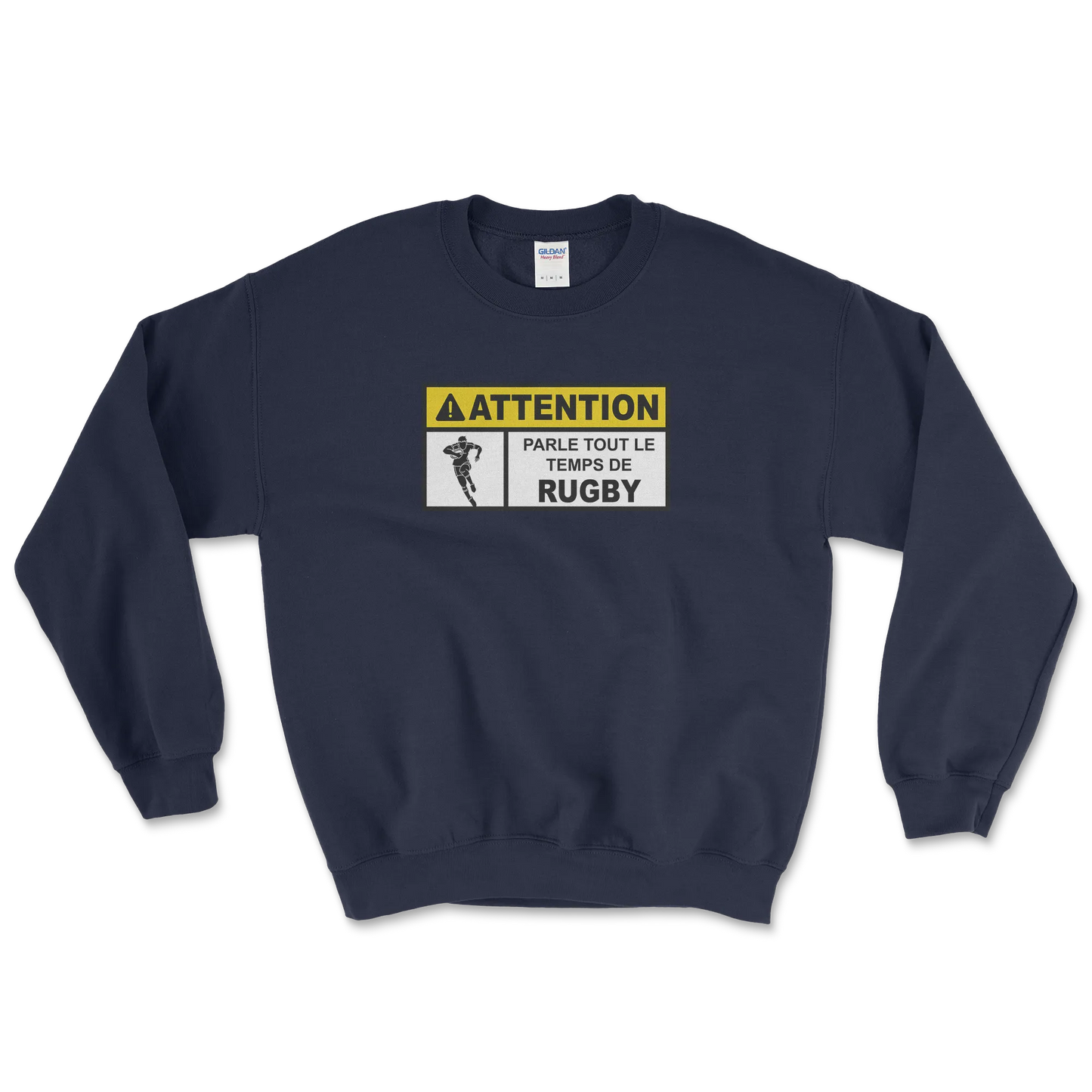 Sweat Rugby Fanatique – Conversation 100% Ovale-Garçon bien vêtu