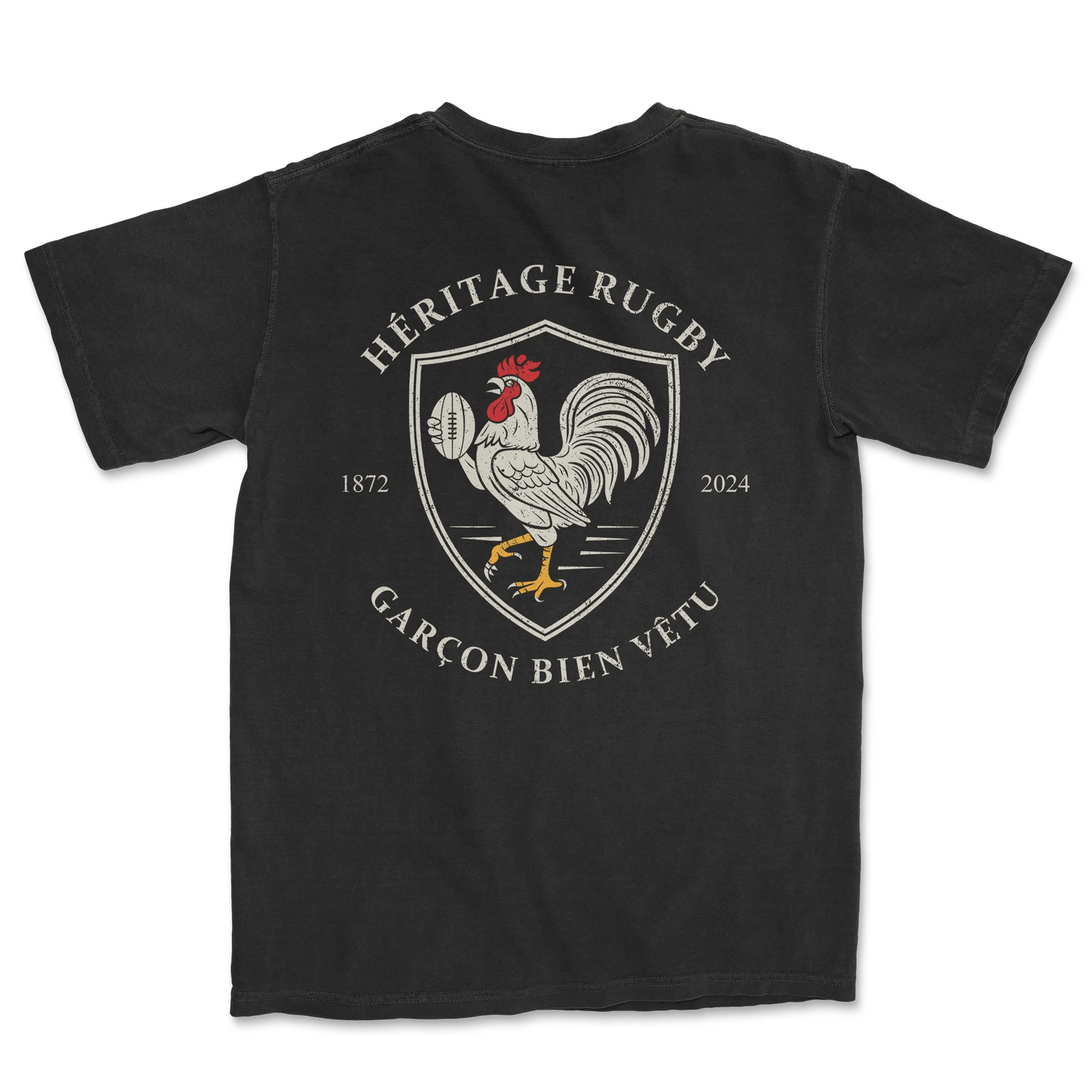 T-shirt Héritage Rugby – Fierté & Tradition Ovale-Garçon bien vêtu