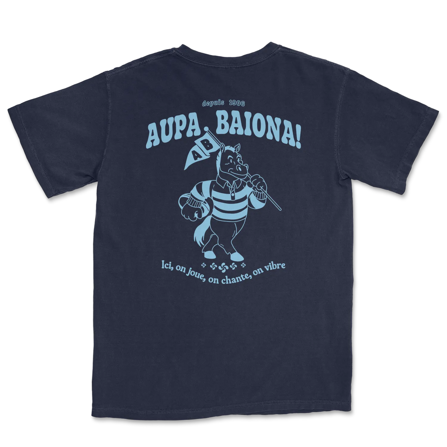 T-shirt Rugby Bayonne – Aupa Baiona, Esprit Basque-Garçon bien vêtu
