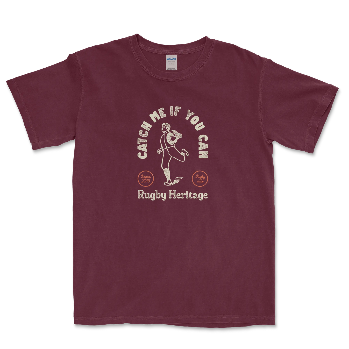 T-shirt Rugby Héritage – Catch Me If You Can-Garçon bien vêtu